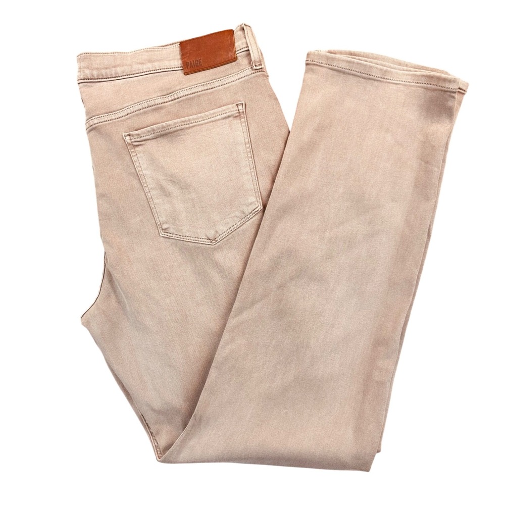 Paige Mens 40 Federal Slim Straight Transcend Smoked Wine Jeans Stretch Everyday